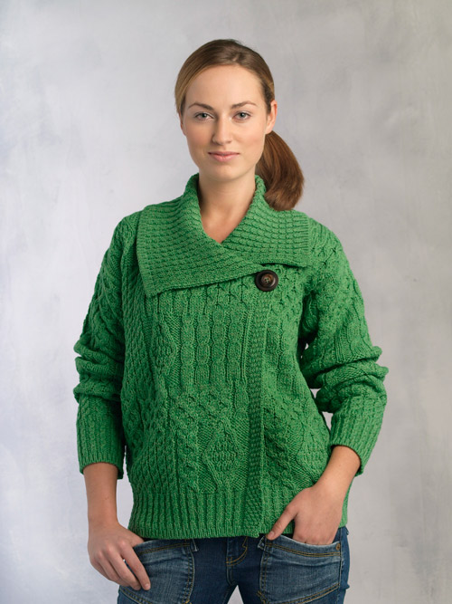 Aran Crafts Sweater Womens Ladies