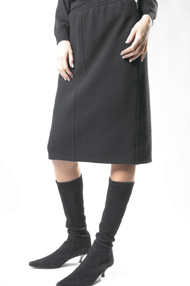 23290 Geiger Of Austria Boiled Wool Skirt