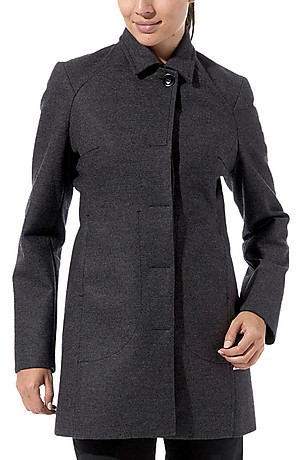 Icebreaker New Zealand Womens Merino Wool Hip Length Coat-Mayfair