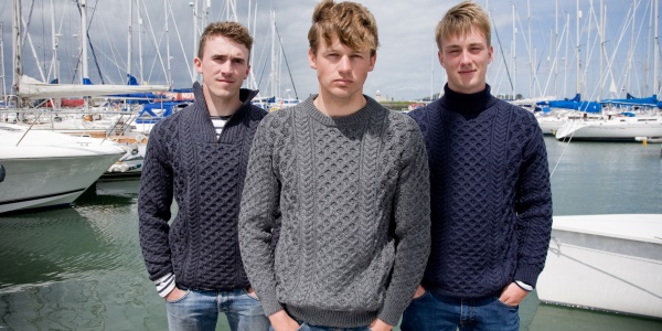 Ireland's Eye Mens Aran Sweater styles
