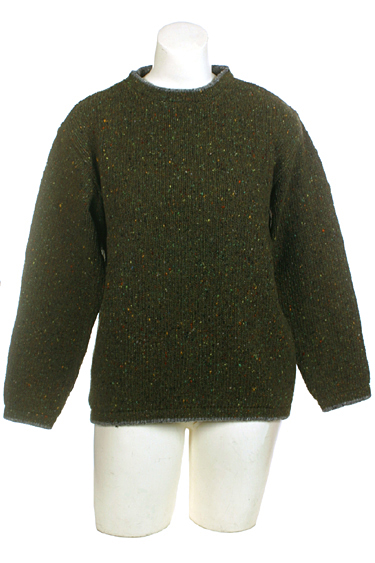 Ireland's Eye Mens Crewneck Wool Cashmere Sweater