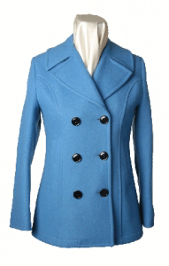 Women's Double Breasted coat with Princess Seams by Sterlingwear Of Boston