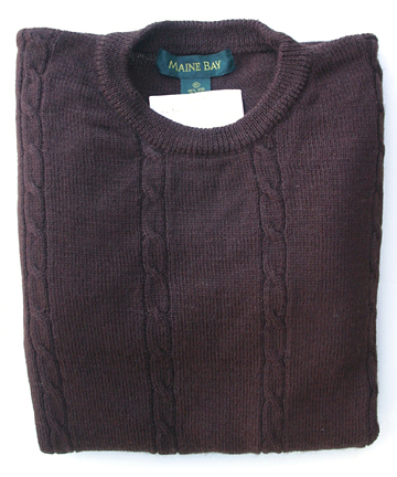 Thrift Shop Sweater Second Hand Maine Bay Mens Medium Wool